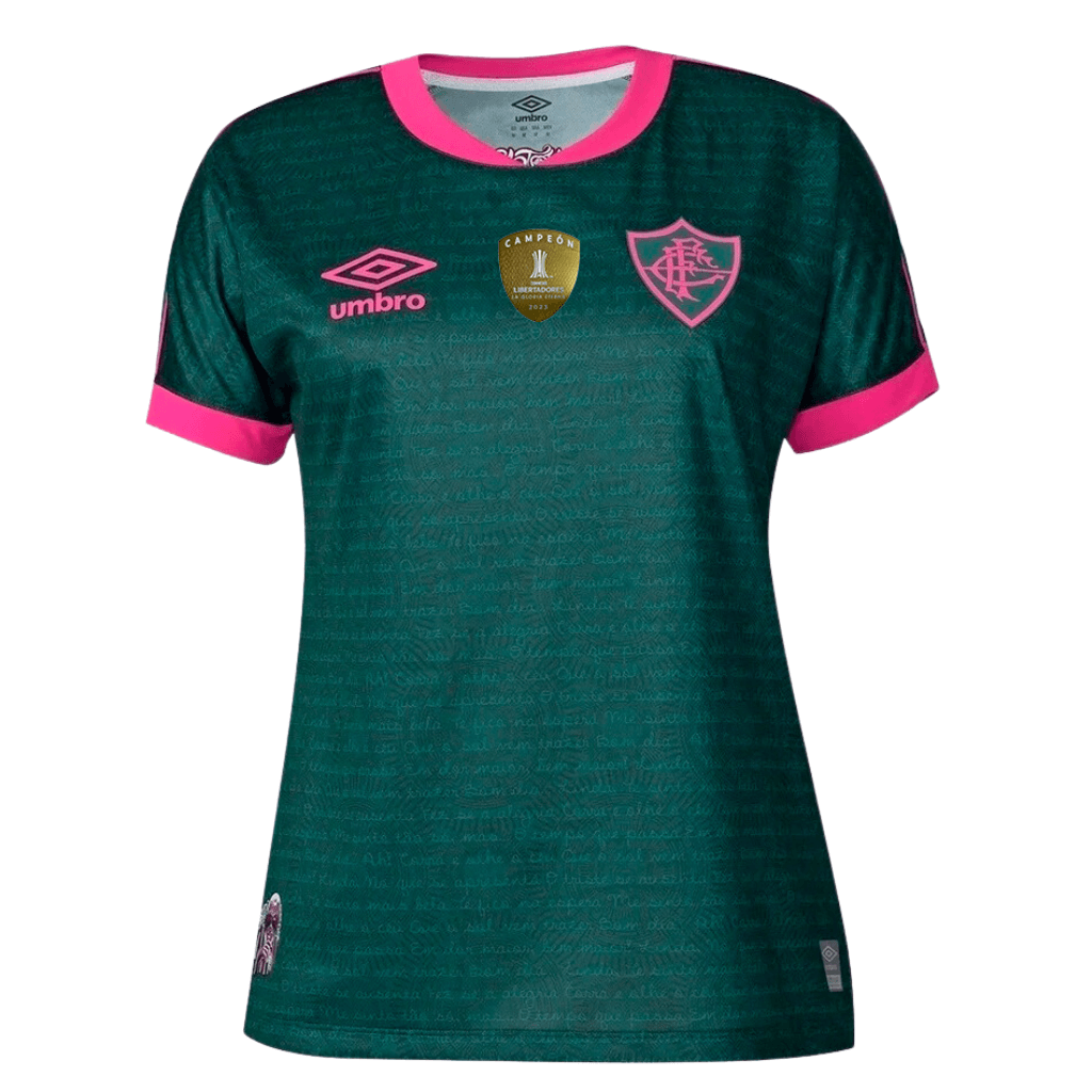 Patch Campeão LibertadoresCamisa Feminina Fluminense III 2023/24 - Torcedor