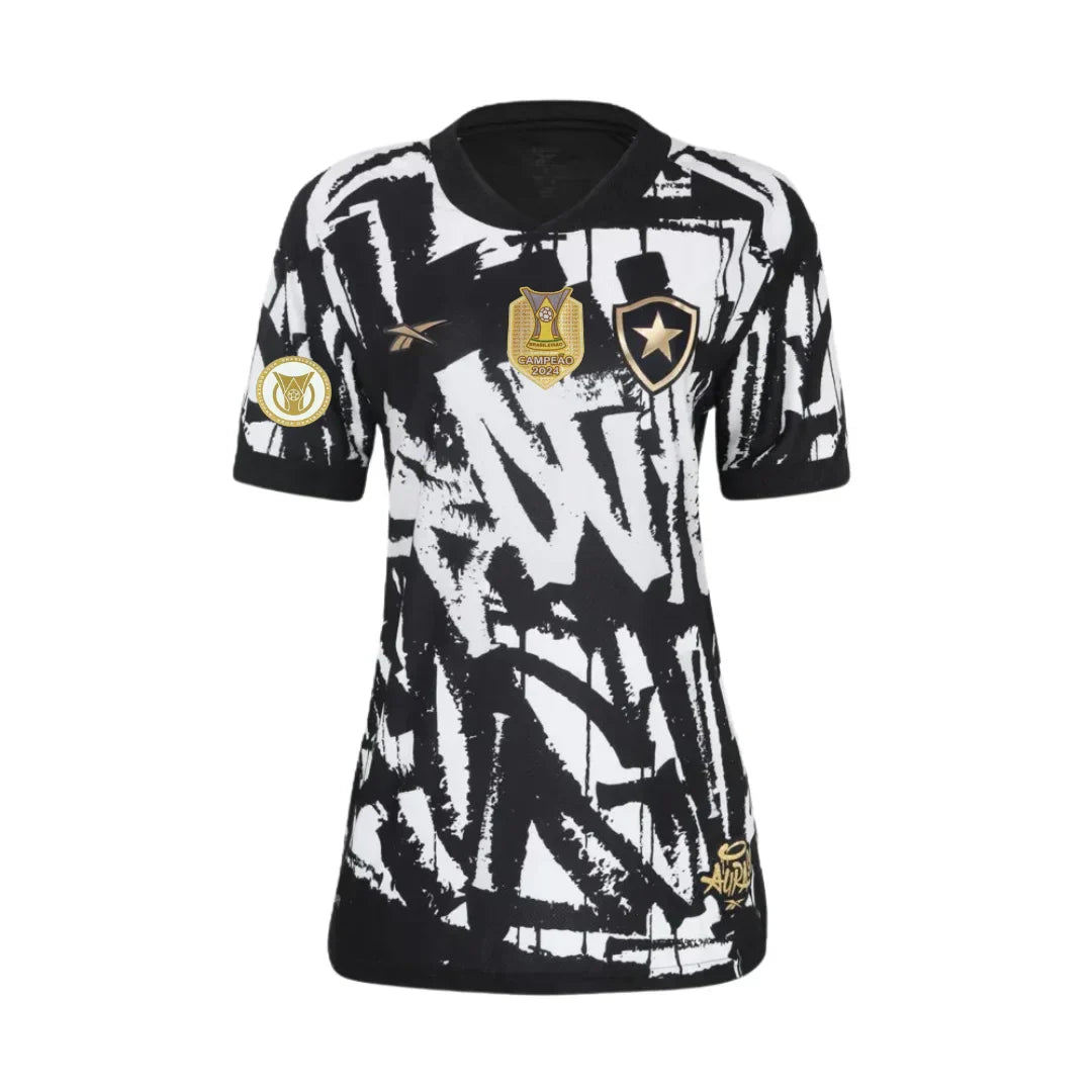CAMISA FEMININA BOTAFOGO GRAFITE AURA 90 2025/26
