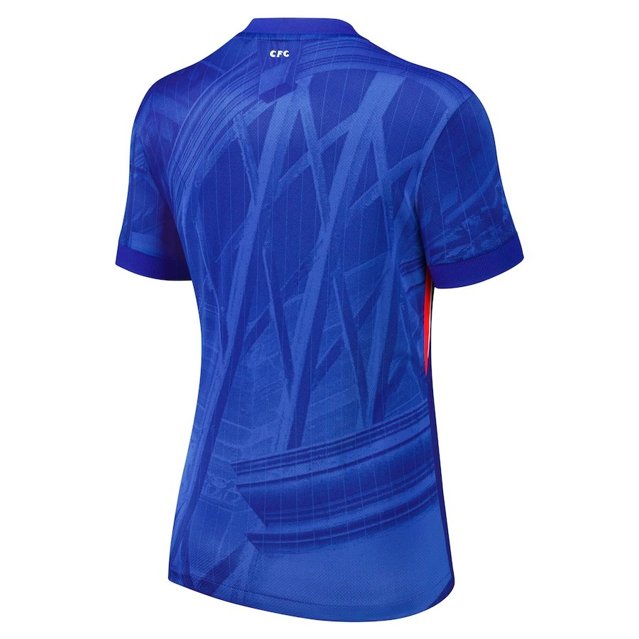 CAMISA FEMININA CHELSEA I TITULAR 2025 AZUL