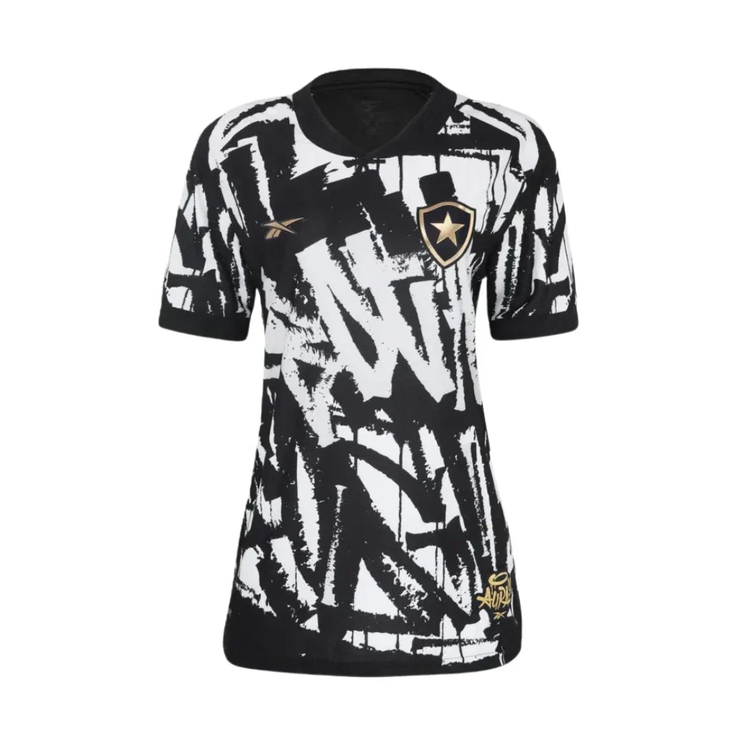 CAMISA FEMININA BOTAFOGO GRAFITE AURA 90 2025/26