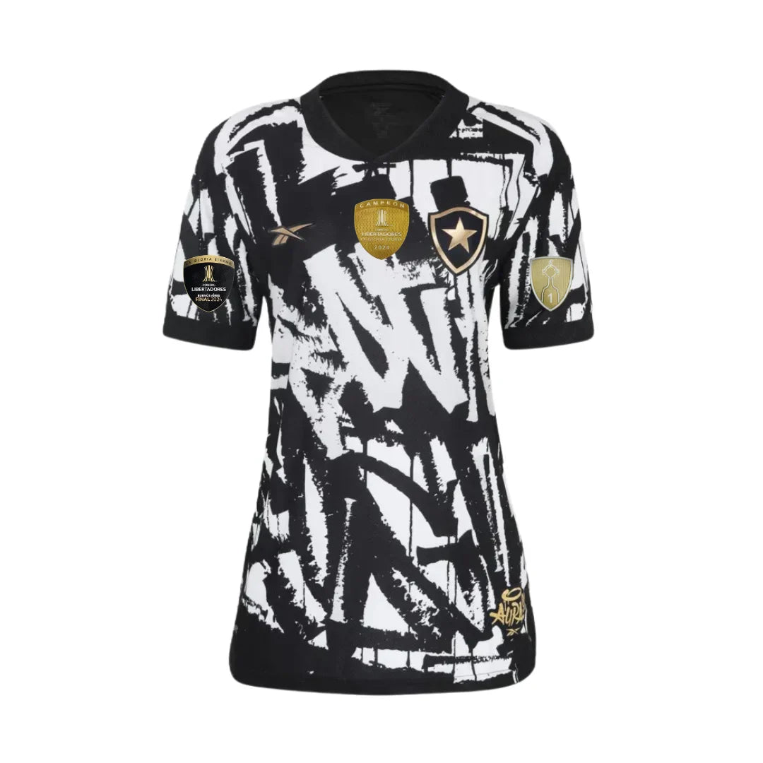CAMISA FEMININA BOTAFOGO GRAFITE AURA 90 2025/26