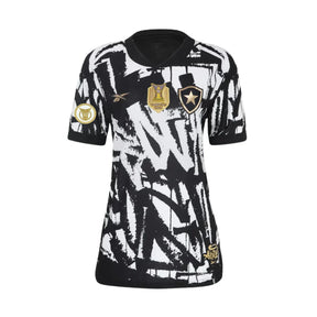 CAMISA FEMININA BOTAFOGO GRAFITE AURA 90 2025/26