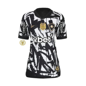 CAMISA FEMININA BOTAFOGO GRAFITE AURA 90 2025/26
