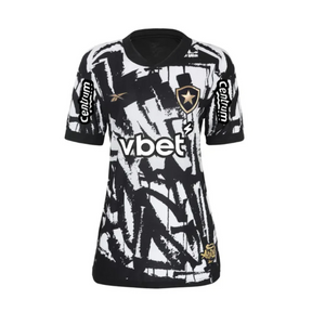 CAMISA FEMININA BOTAFOGO GRAFITE AURA 90 2025/26